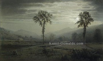  William Kunst - Moonlight On Mount Lafayette New Hampshire Szenerie William Trost Richards